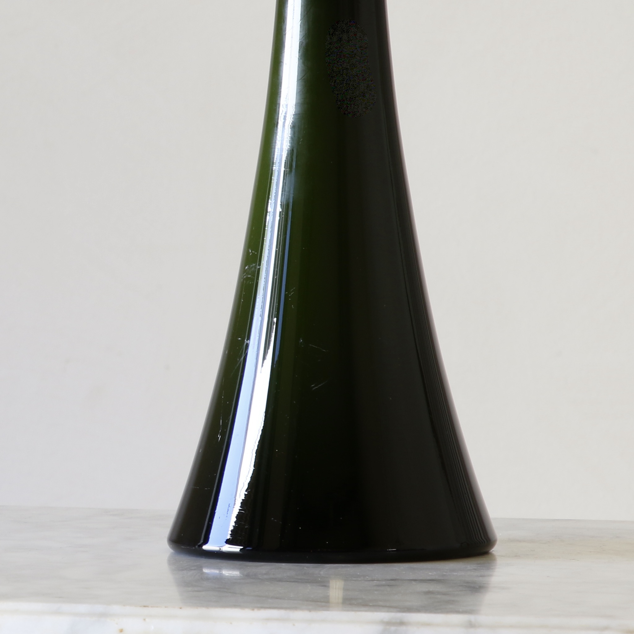 Bergboms Green Glass Lamp
